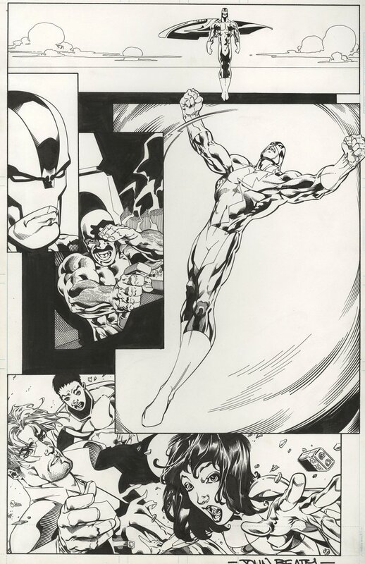 Tom Rainey, John Beatty, Alpha Flight vs Inhumans '98 - One shot - p.15 - Planche originale