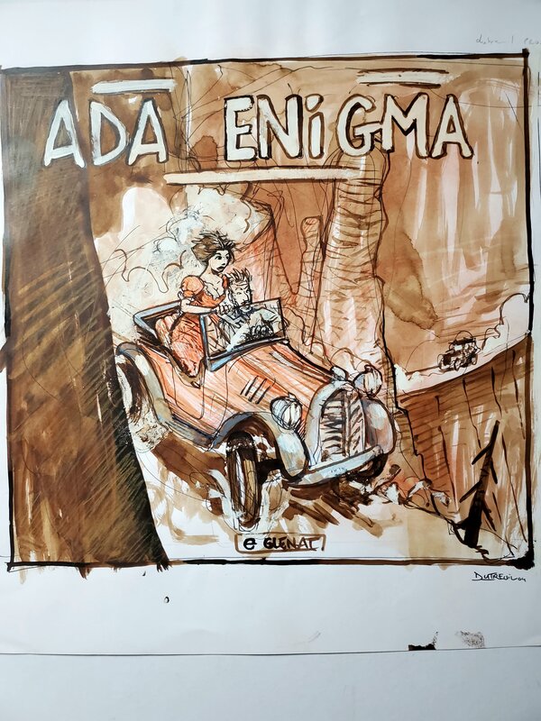 Vincent Dutreuil, ADA ENIGMA T3 UNE HISTOIRE INFERNALE projet couverture - Original art