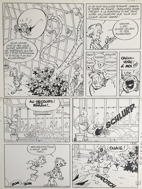 Greg, Les As, Dans les serres du collectionneur, planche n°6, Pif Gadget#153, 1972. - Comic Strip