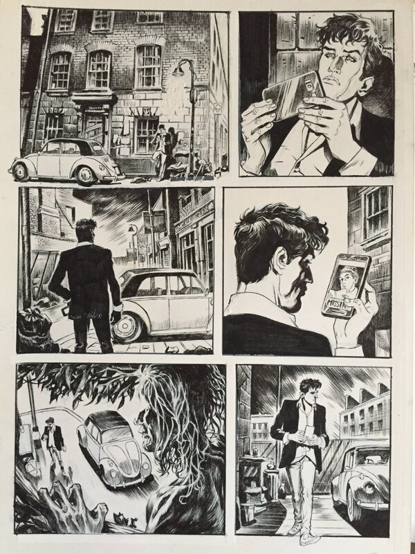 Paolo Martinello, Paola Barbato, Tiziano Scalvi, Dylan Dog - Giochi Innocenti - Planche originale