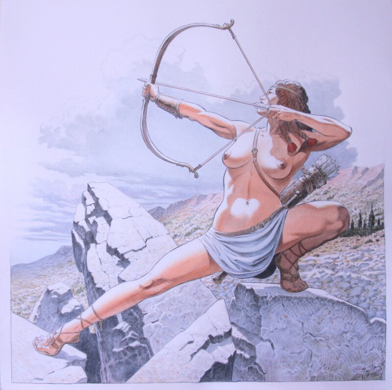 Tendue by François Miville-Deschênes - Original Illustration
