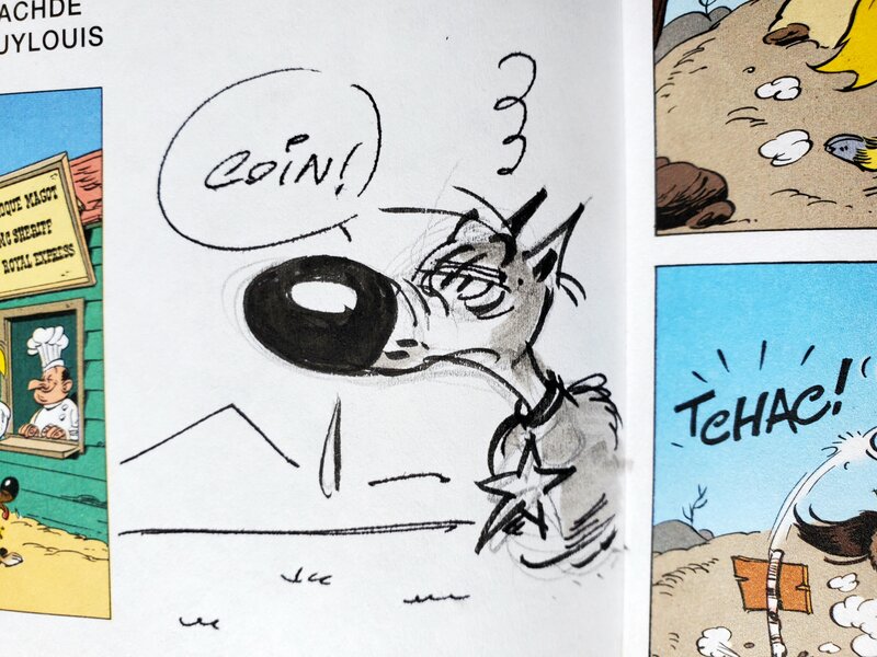 Achdé, LUCKY LUKE LE CUISINIER FRANCAIS - Dédicace