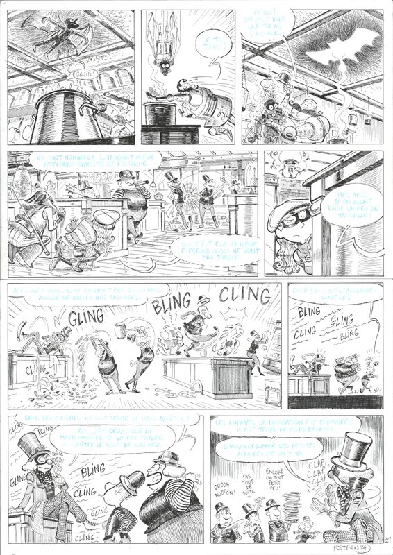 For sale - Arnaud Poitevin - Les spectaculaires tome 5 page 27 - Comic Strip
