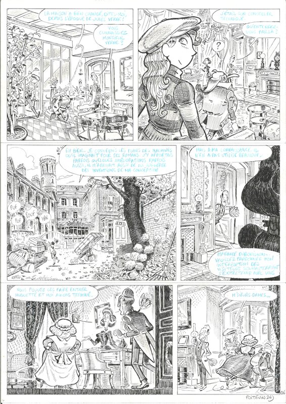 En vente - Arnaud Poitevin - Les Spectaculaires Tome 6 p. 12 - Planche originale