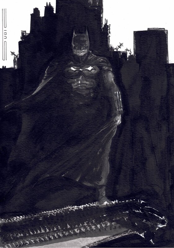 Batman subic par Stevan subic - Planche originale