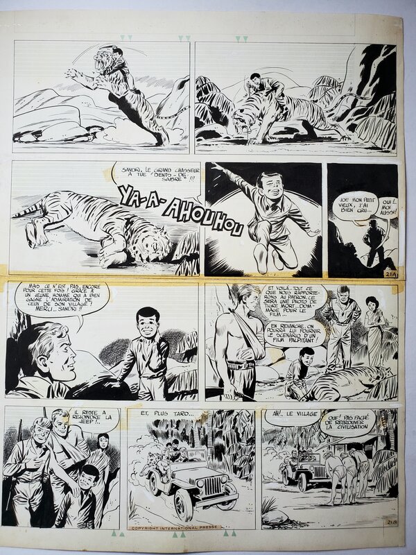 TIGER JOE by Gérald Forton - Comic Strip