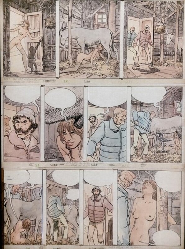 For sale - Milo Manara, Le Déclic - Tome 1 - planche 41 - Comic Strip
