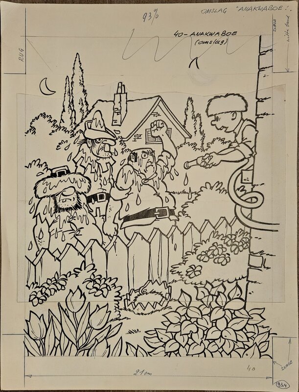 Anakwboe by Jef Nys - Original Illustration