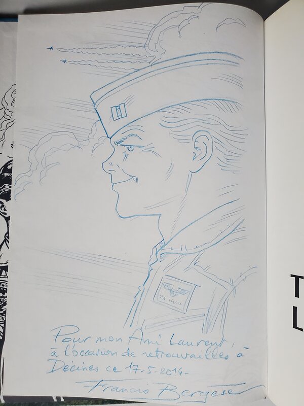 Francis Bergèse, LES AVENTURES DE BUCK DANNY   T48 TONNERRE SUR LA CORDILLERE - Sketch