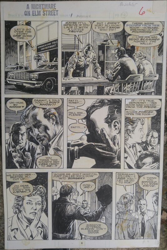 Rich Buckler, Alfredo Alcalá, Freddy Krugger's Nightmare on Elm Street #1 - Planche originale