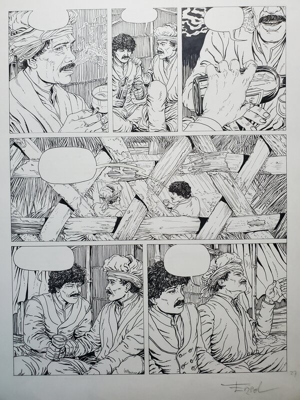 Ersel, SAGA VAN EEN WRAAK T1 FREDERIK (titre en néerlandais) - Planche originale