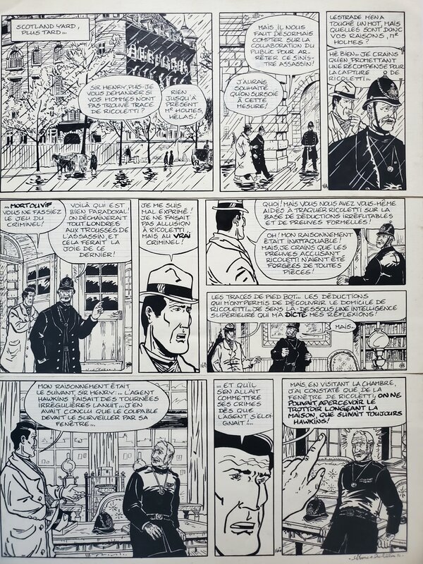 Stibane, André-Paul Duchâteau, SHERLOCK HOLMES   T2 LE CHIEN DE BASKERVILLE - Comic Strip