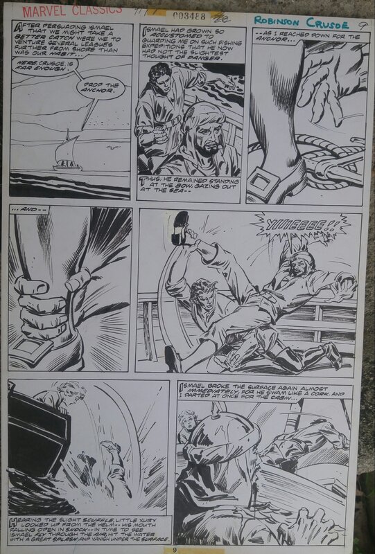 John Buscema, Ernie Chua (Chan) (Colan), Classics Illustrated (Robinson Crusoe) #19 - Comic Strip