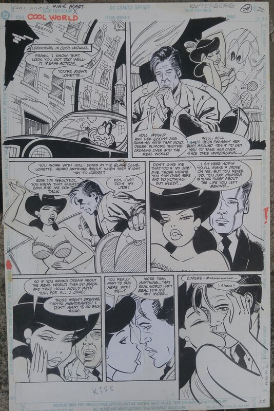 Alan Kupperburg, Stan Shaw, Cool World Movie Adaptation - Comic Strip