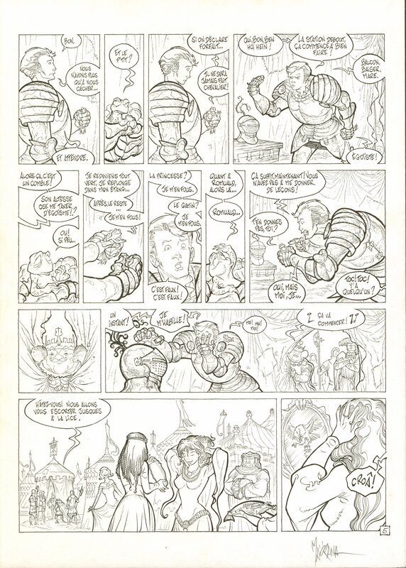 For sale - Bruno Maïorana, Garulfo tome 6 planche 05 - Comic Strip