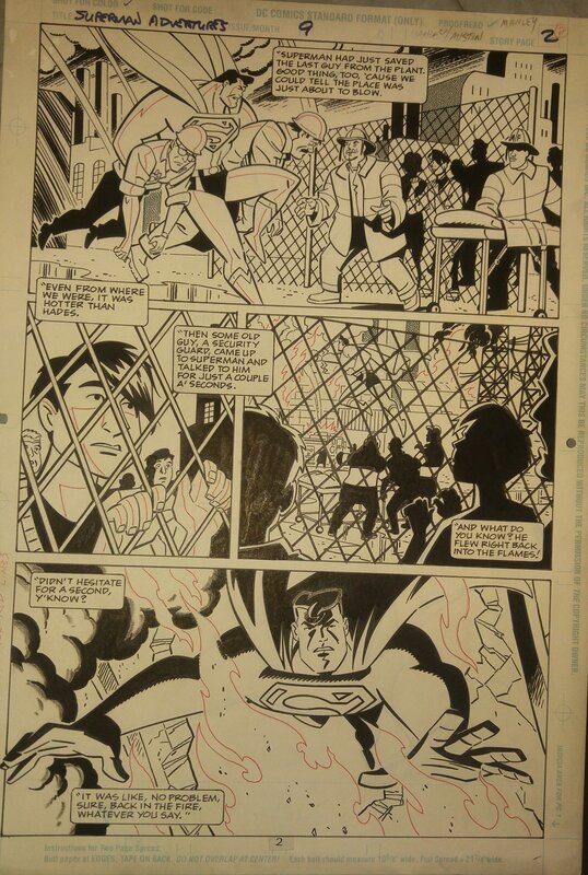 Mike Manley, Terry Austin, Superman Adventures #9.  Return of the Hero ! - Comic Strip