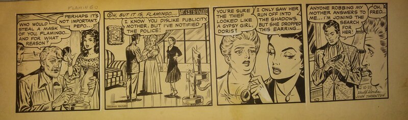 Flamingo Strip art by John Thornton - Comic Strip