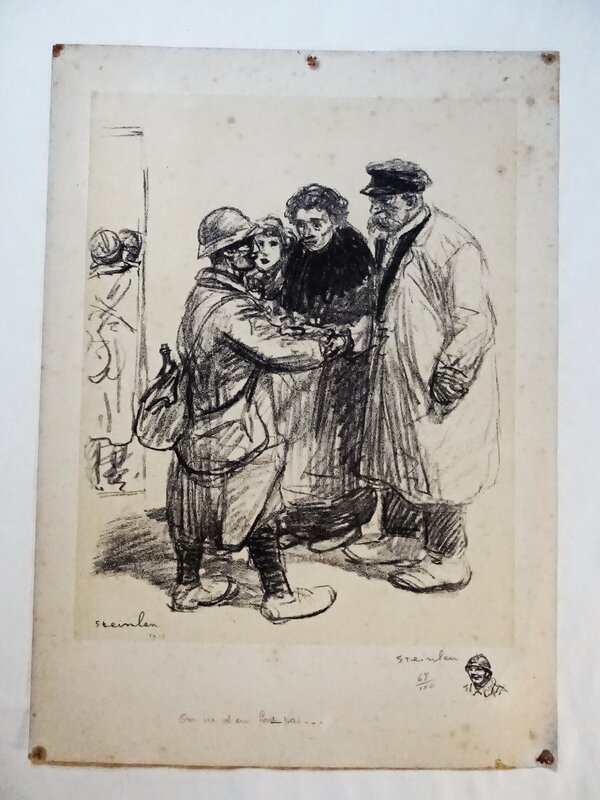 Théophile Alexandre Steinlen, On ne s'en fait pas... - Illustration originale