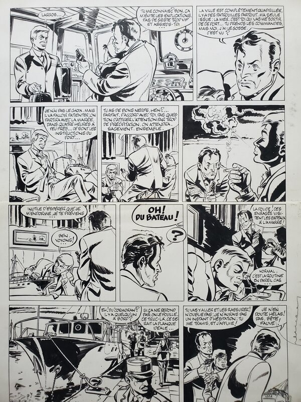 BERNARD PRINCE par Hermann - Planche originale