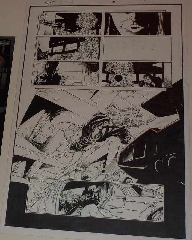 Angel Medina, Brian Michael Bendis, Sam & Twitch - tome 1 (Udaku) - Planche originale