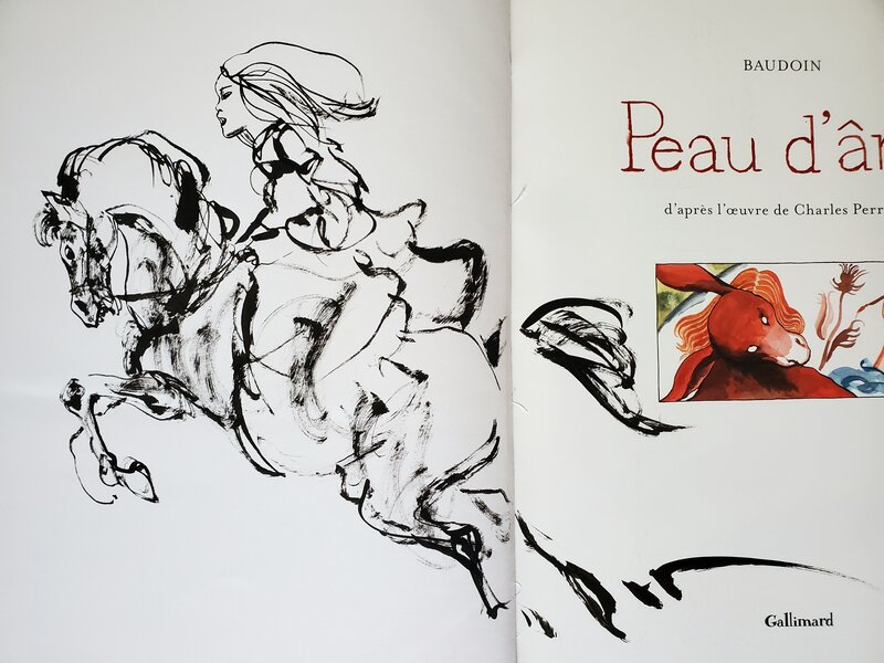 PEAU D'ÂNE by Edmond Baudoin - Sketch