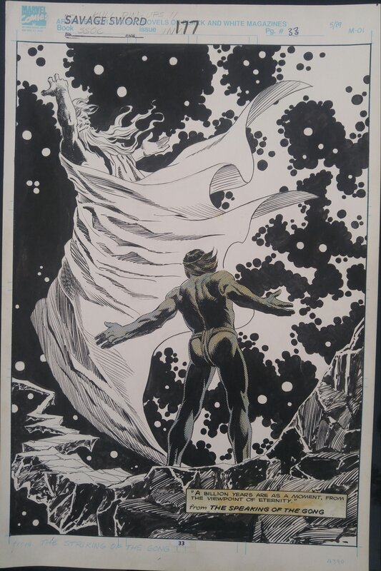 Steve Carr, Al Williamson, Savage sword of conan 177 - Illustration originale