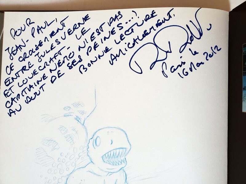 Patrick Dumas, Richard. D. Nolane, 20 000 SIECLES SOUS LES MERS  T2 LE REPAIRE DE CTHULHU - Sketch