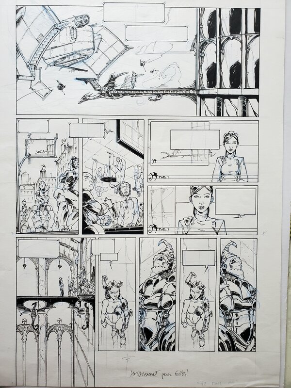 Louis, 42  AGENTS INTERGALACTIQUES   T1 NITAAR - Planche originale