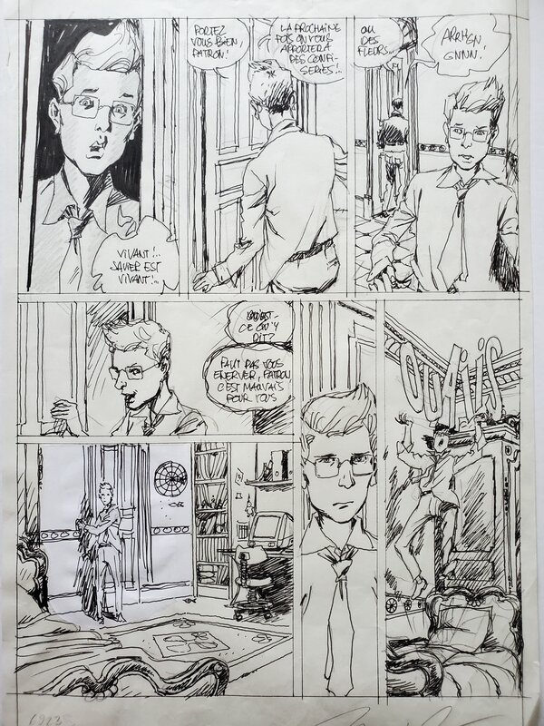 Emmanuel Moynot, VIEUX FOU !  T2 LE RETOUR DU VIEUX FOU - Planche originale