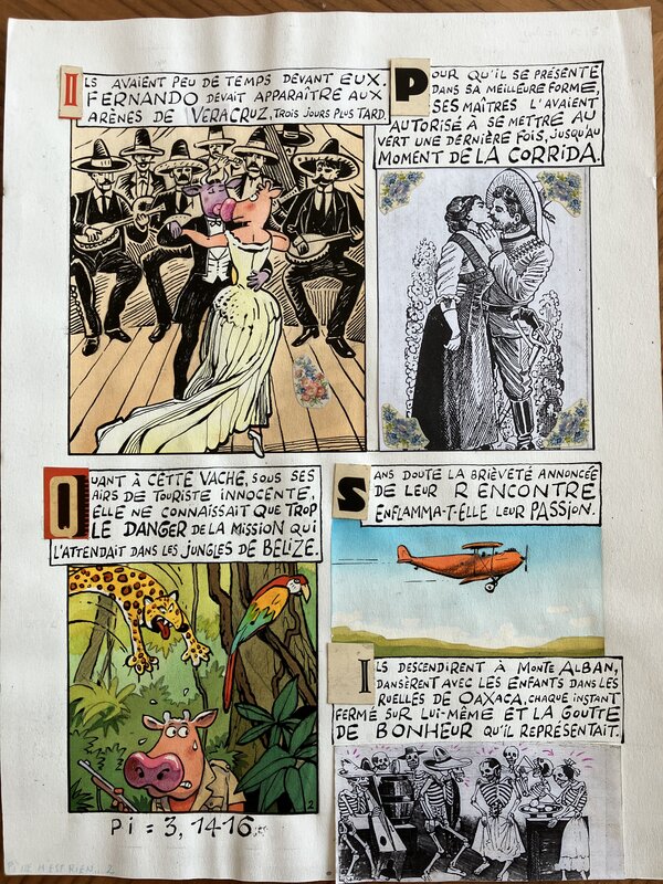 Johan De Moor, Stephen Desberg, La vache - Pi ne m’est rien - Comic Strip