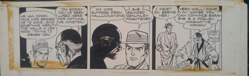 Ken Winston Strip (Siegel & Roy) - Planche originale