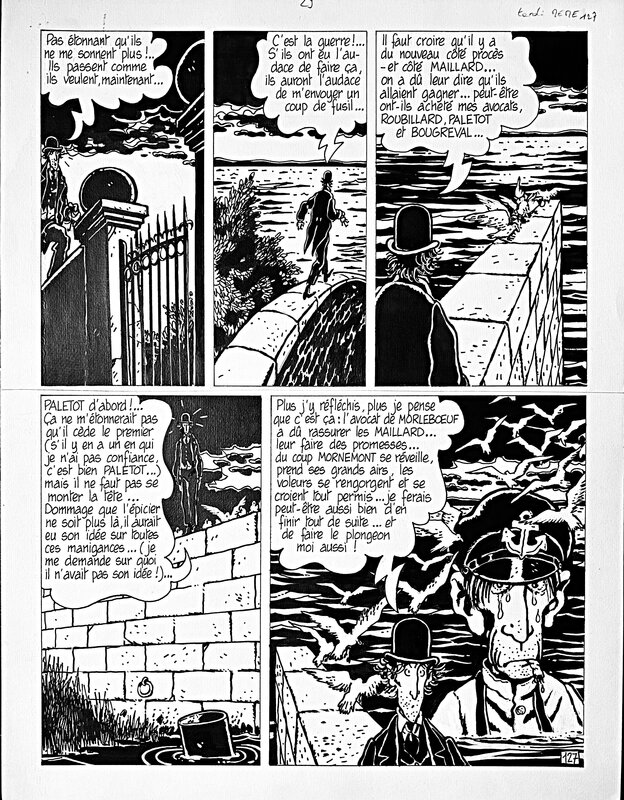 Ici Même p127 par Jacques Tardi, Jean-Claude Forest - Planche originale