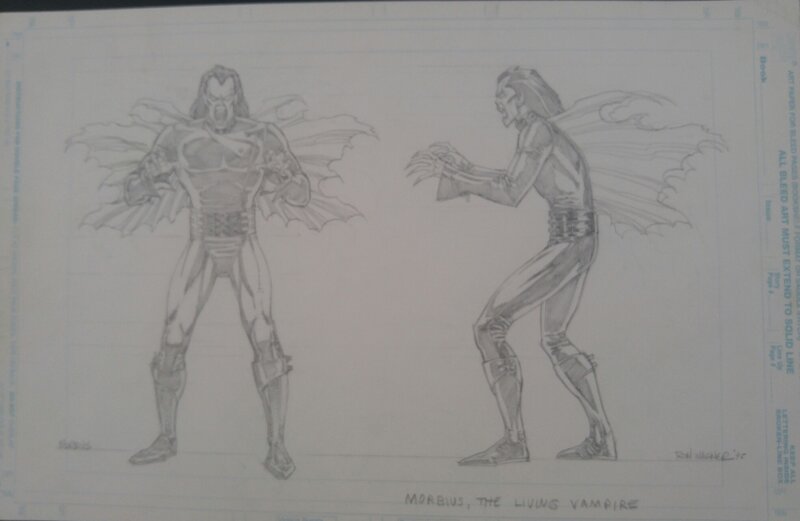Ron Wagner, Morbius the Living Vampire - Planche originale