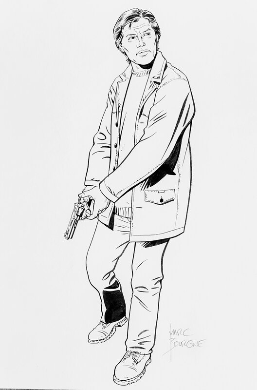 Franck LINCOLN by Marc Bourgne - Original Illustration