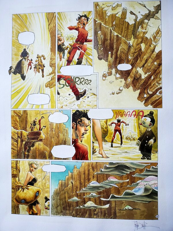 Jean-Baptiste Andréae, AZIMUT T3 LES ANTHROPOTAMES DU NIHIL   couleur directe - Comic Strip