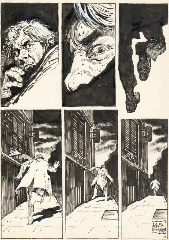 Lalia, Los dientes, planche n°12 de fin, 1980. - Comic Strip