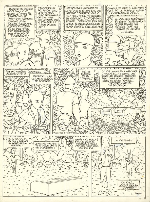 Edena by Moebius - Comic Strip