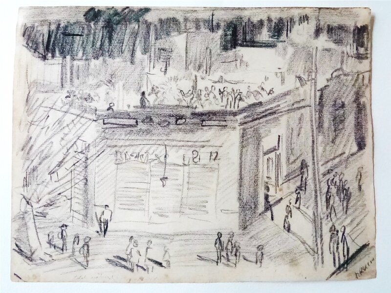 Par la fenêtre by Alberto Breccia - Original art