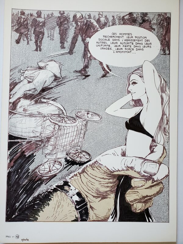 Christian, Phaline   LA CONTESTRATRICE DU SUBCONSCIENT - Comic Strip