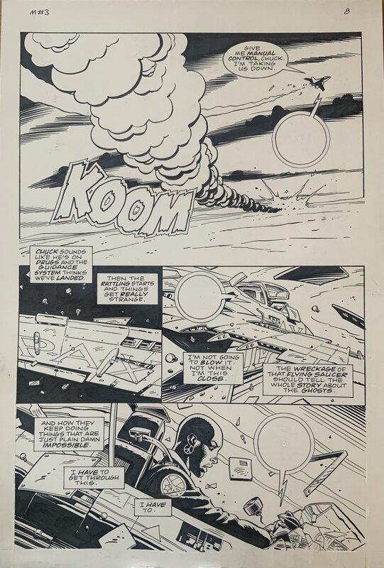 Dave Gibbons, Martha Washington Goes to War #3 p8 - Planche originale