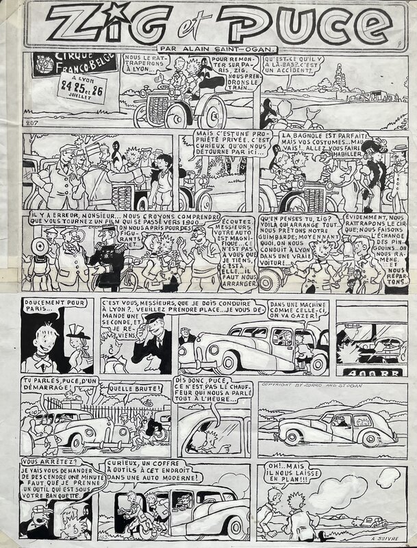 Zig et Puce by Alain Saint-Ogan - Comic Strip