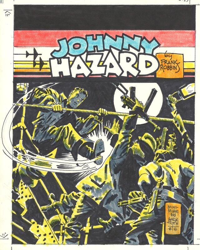 Alex Toth, Couverture du Johnny Hazard Quartely # 4 . - Couverture originale