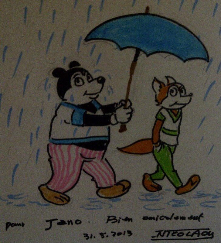 Placid et Muzo par Jacques Nicolaou - Dédicace