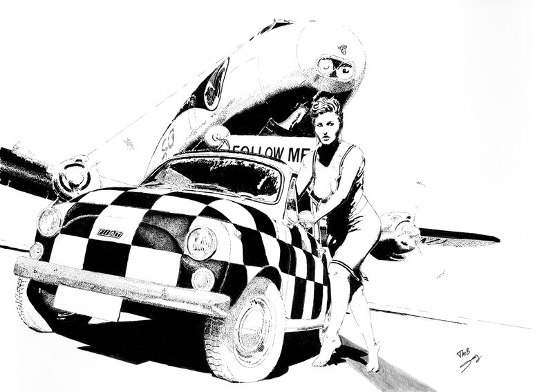 Follow me it par Thib - Illustration originale