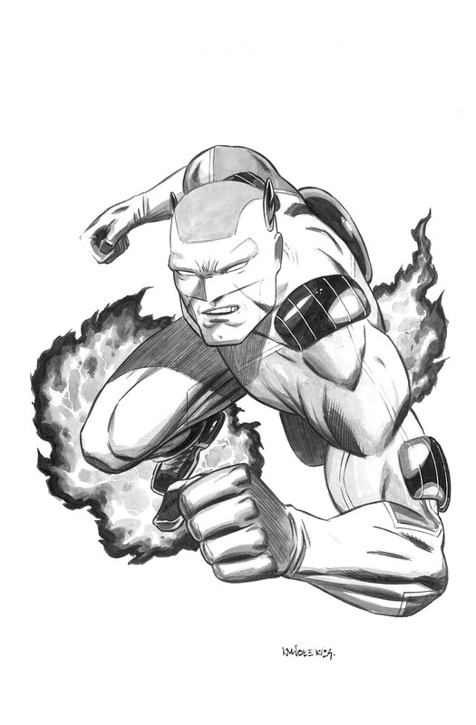 Adam Kmiołek, Aigle Blanc / Biały Orzeł - Original Illustration