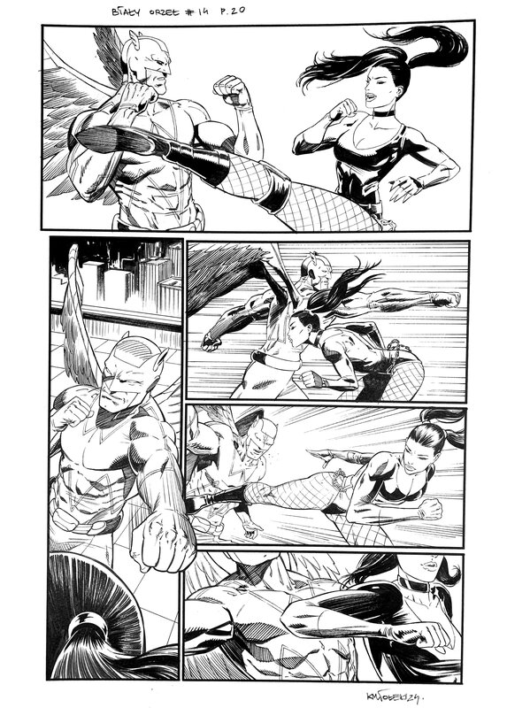 Adam Kmiołek, Aigle Blanc Partie 14, page 20 / Biały Orzeł cz. 14 str 20 - Comic Strip