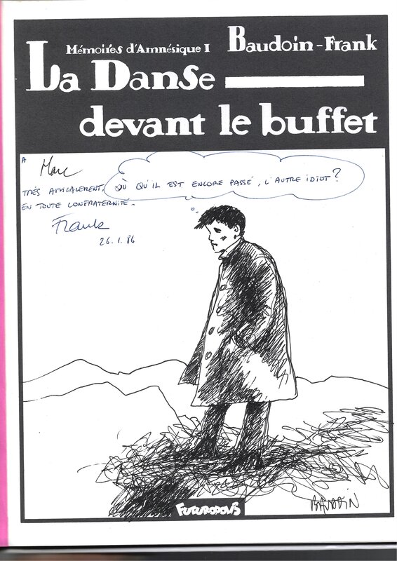 Edmond Baudoin, Franck, La danse devant le buffet - Sketch