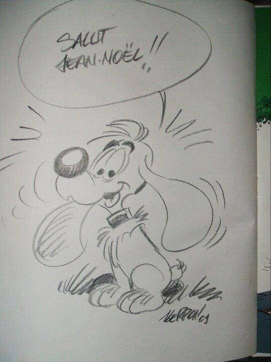 Boule et Bill par Laurent Verron - Dédicace