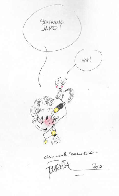 Spirou par Jean-Claude Fournier - Dédicace