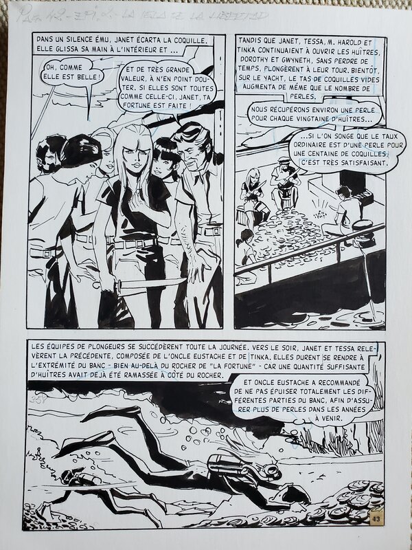 L'ÎLE DE LA LIBERTE by José Grau - Comic Strip
